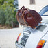Floto Italian Leather Venezia Duffle Travel Bag Luggage brown fiat 500